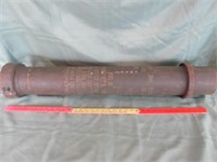 US Military Steel Artillery Storage Tube