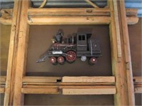 Sash Window Frame Press Metal Locomotive Art