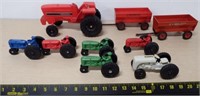 Vintage Plastic Toy Tractors & Implements