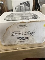 Snow Village Dutch Colonial