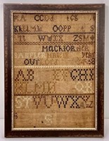 Cloth sampler - ABC's - Sarah Melchior made in the