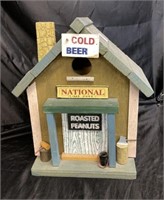 'NATIONAL CIGAR STAND'  BIRD HOUSE