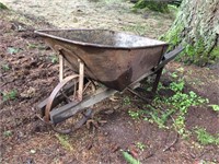 ANTIQUE WHEELBARROW