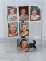 Binder Pages With (25) 1962 Topps Baseball Cards