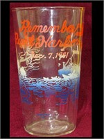 WATER GLASS - REMEMBER PEARL HARBOR