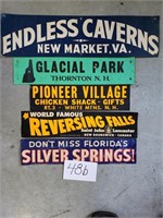 Vintage Tourist Signs And Bumper Stickers