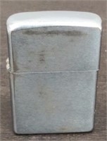 Vintage Brushed Nickel Zippo Lighter