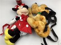 2 sacs à dos Walt Disney, Minnie et Pluto