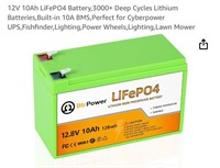 Battery, 3000+ Deep Cycles Lithium Batteries