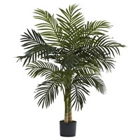 Nearly Natural 5357 4ft. Golden Cane Palm Tree,Gre
