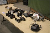 Assorted Craftsman Power Tools w/ Batteries &