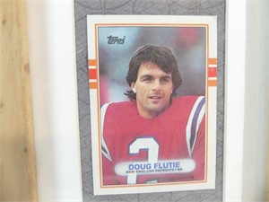 Doug Flute 1989 Topps Card (Framed)