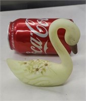 Fenton Glass Hand Painted Swan