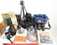 Nikon F3, Nikkor Lenses cases tripod - Collection