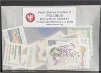 Sealed Polish Philatelic Society Stamps