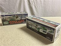 Two boxes of Hess Toy Automobiles