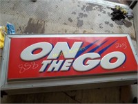 On The Go 2x8 sign cabinet