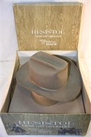 RERSISTOL COWBOY HAT & BOX ! -H-2