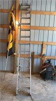 Aluminum extension ladder * 21’ extended