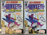 2pc Solo Avengers #1 1987 Key Marvel Comic Books