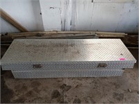 Aluminum diamond plate toolbox 14x69x21