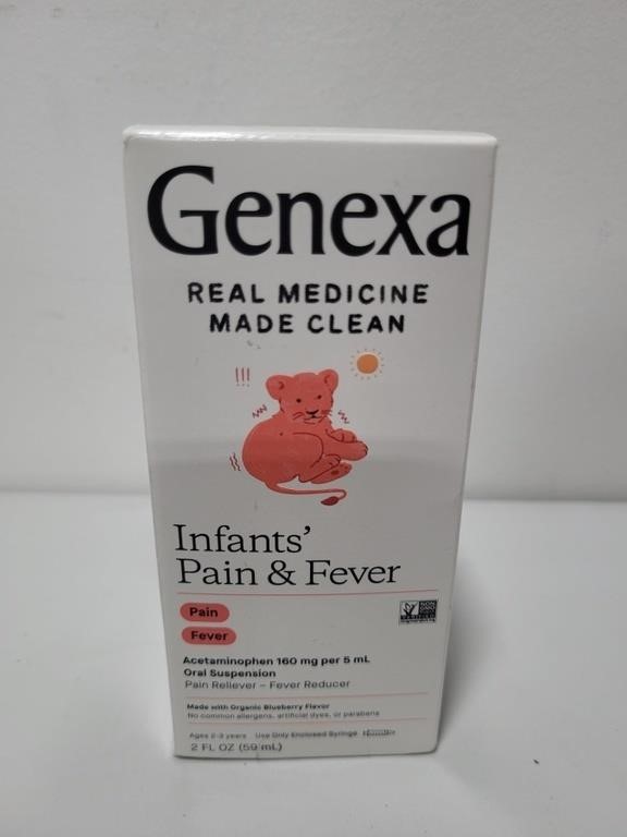 BB 1/24 Genexa Infants' Pain & Fever 59ml bottle