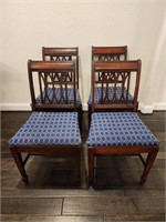 Vintage Duncan Phyfe Set of 4 Dining Chairs