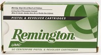 50 Rounds Of Remington UMC .380 ACP Ammunition