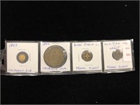 4 U.S. Coins and Tokens