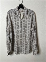 Vintage Kennington Funky Groovy Button Up Shirt