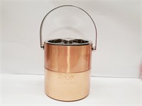 Copper Ice Bucket with Lid Godinger Never Used
