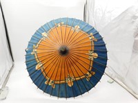 ANTIQUE BAMBOO AND PAPER PARASOL