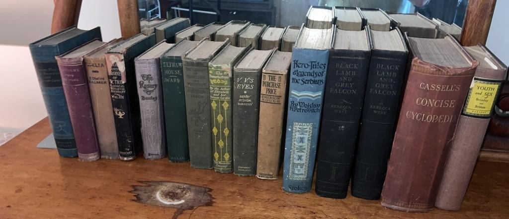 Antique Collection of Fiction & Non-Fiction Books