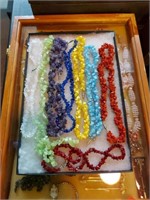 Collection of gem stone necklaces