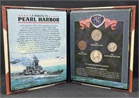 1941 Tribute to Pearl Harbor Coins w/ Silver