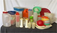 Assorted Food Storage Containers, Measuring Cups