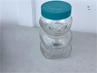 SKIPPY GLASS PEANUT BUTTER JAR