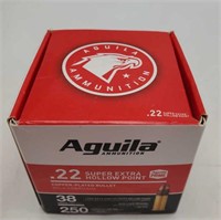 250 Rounds Aguila .22 super extra hollow .22lr