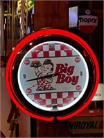 12” Round Neon Big Boy Clock