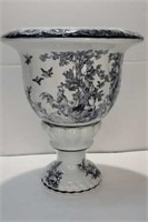 Chinoiserie Toile Planter Black & White, Large