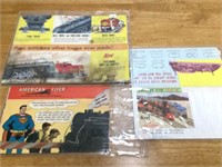3 American Flyer Color Catalogs