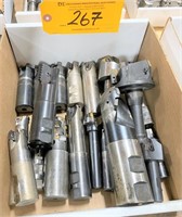 LOT CARBIDE INDEXABLE ENDMILLS