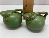 Frankoma salt & pepper shakers-chipped