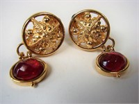 Vintage Fendi Dangle Earrings
