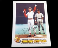 SIGNED PETE ROSE PHOTO