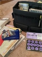 Scrapbooking supplies, and bag