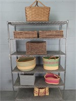 9 Pc Assorted Baskets