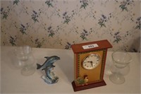 Clock, Desert Dish, Dolphin, Embroidered Picture