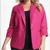 Radiant Pink Blazer - Plus Size 2XL