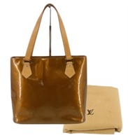 Louis Vuitton Bronze Houston Handbag